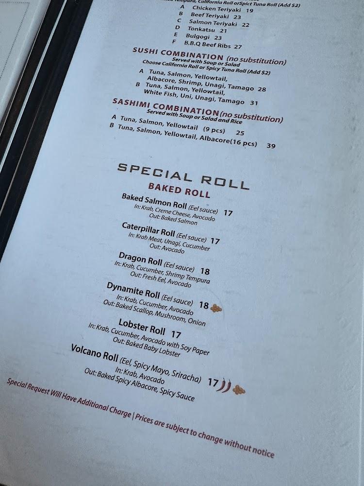 Sushi Nishi Baked Salmon Roll