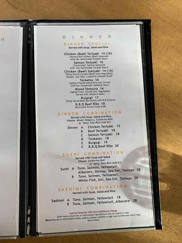 Sushi Nishi Dragon Roll